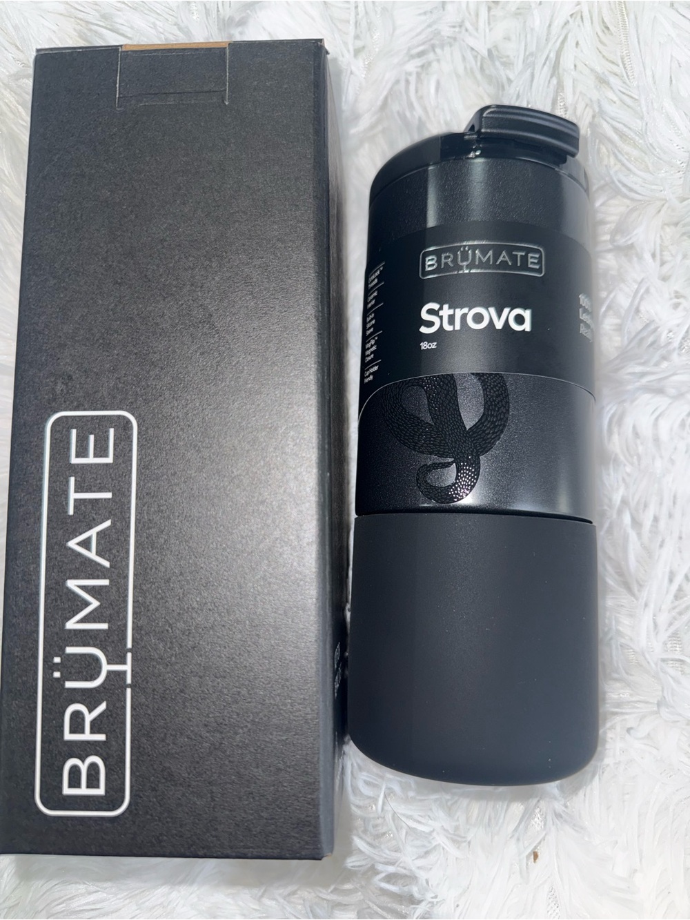 Brumate Strova viper 16oz Travel Mug - Black